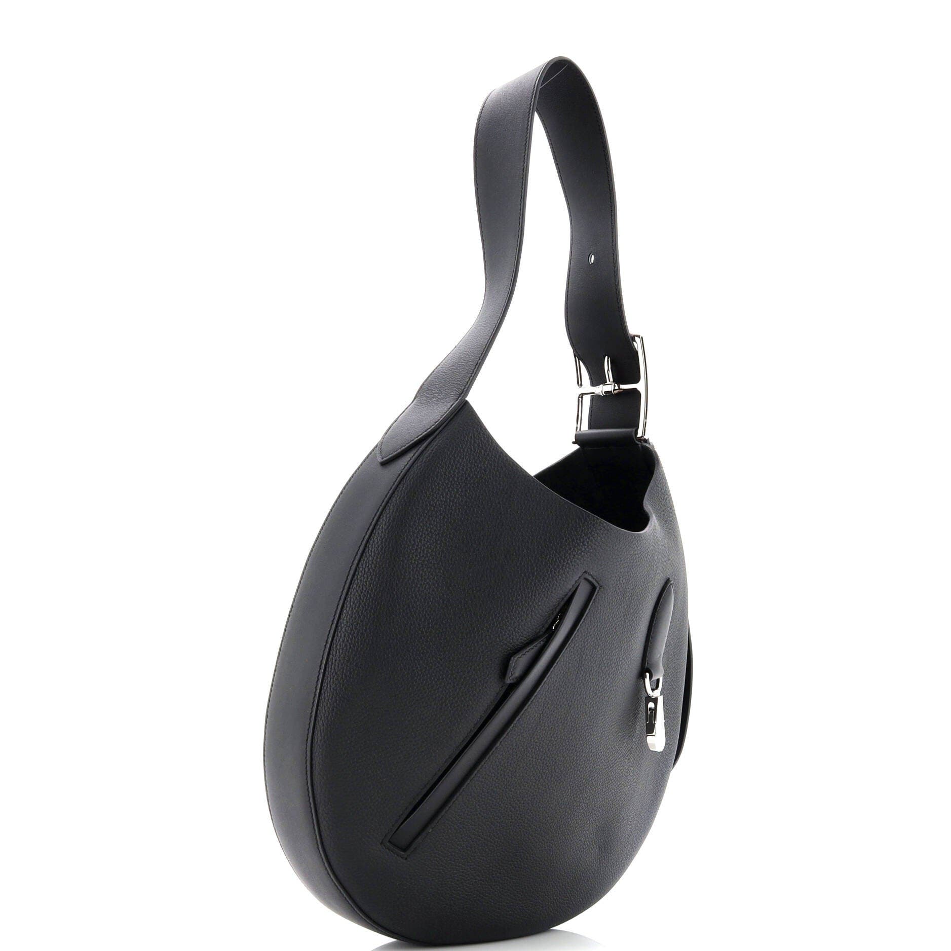 Pre-Owned Hermes Arcon Bag Togo and Swift, Alternate, color, Noir