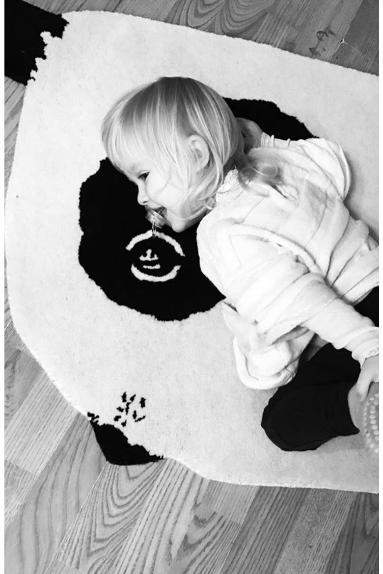 Panda Wool Rug, Alternate, color, MULTI COLORED