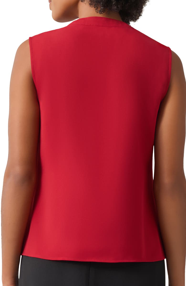 KASPER Sleeveless Ruffle Neck Top, Alternate, color, 