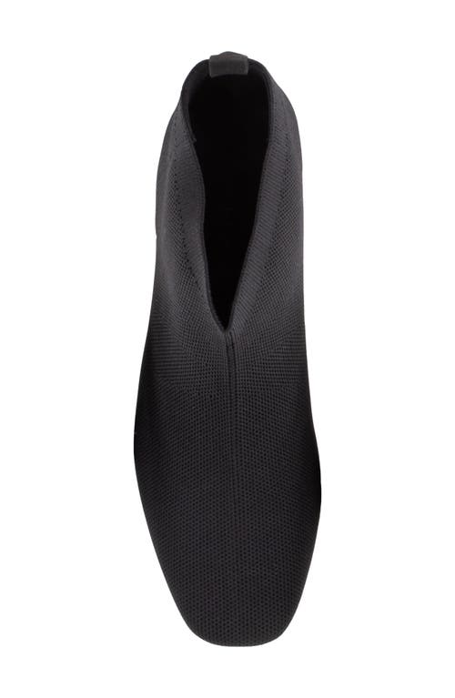 Tahari Corniche Block Heel Knit Bootie In Black