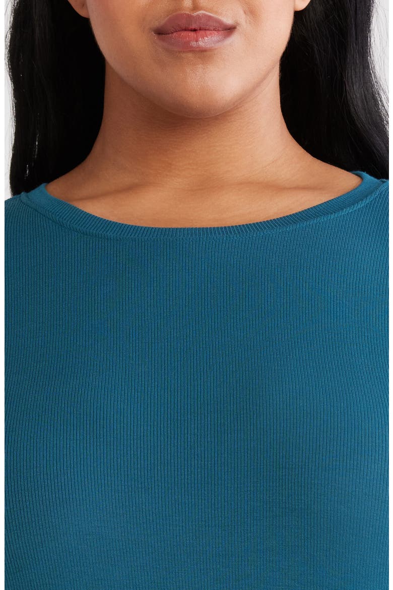 Moonlight Eco Easy Rib Pajamas, Alternate, color, TEAL SEAGATE