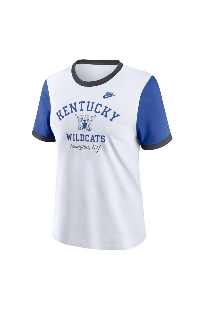 Nike Women's Nike White Kentucky Wildcats Legacy Fundamental Expression Tri-Blend T-Shirt, Alternate, color, White