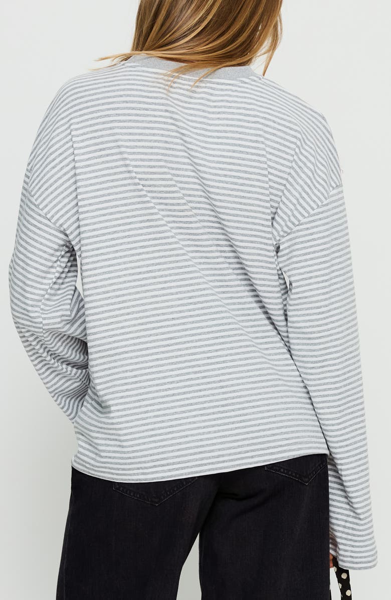 Princess Polly Settle Down Stripe Knit Top, Alternate, color, 
