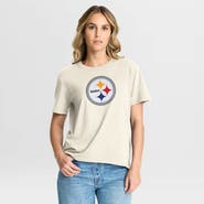 FANATICS Women's Fanatics Cream Pittsburgh Steelers Dove Legacy T-Shirt
