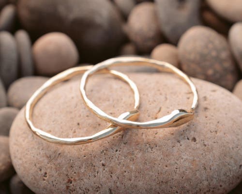 Dea Dia Ouroboros Snake Bangle In Gold
