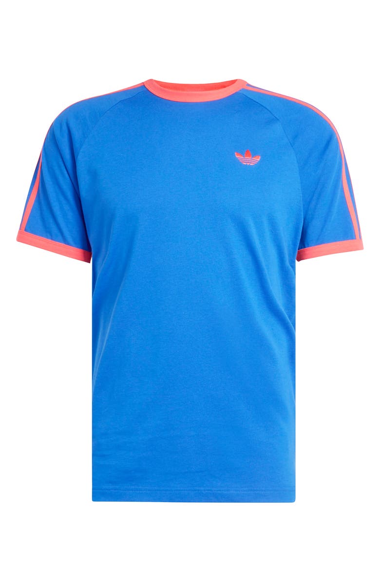 adidas 3-Stripes Cotton T-Shirt, Alternate, color, Blue