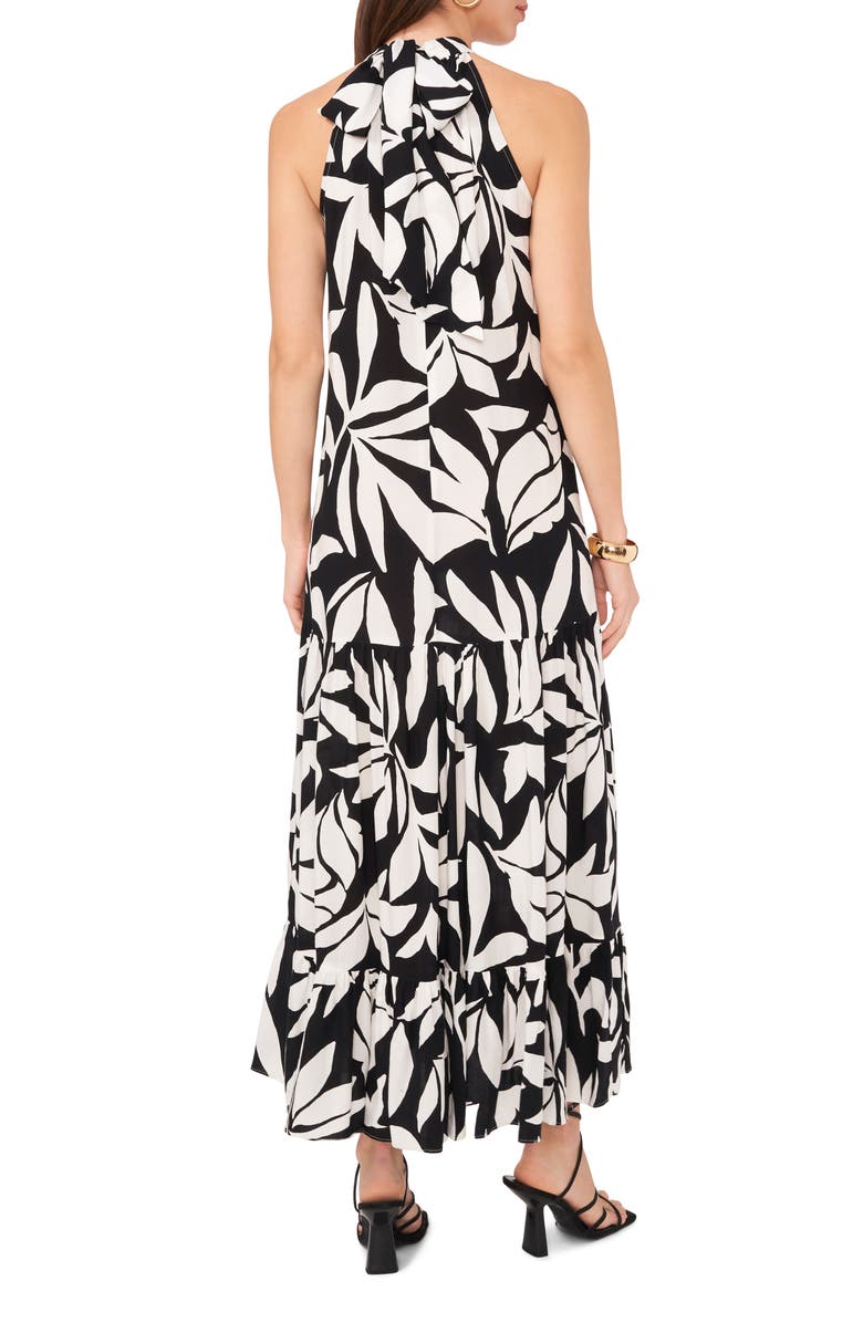Vince Camuto Oscar Floral Print Tiered Maxi Dress, Alternate, color, 