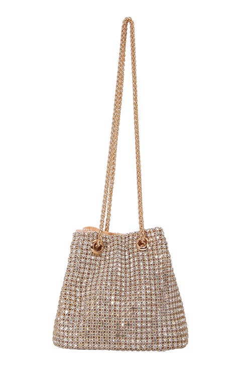 Rhinestone Bucket Bag