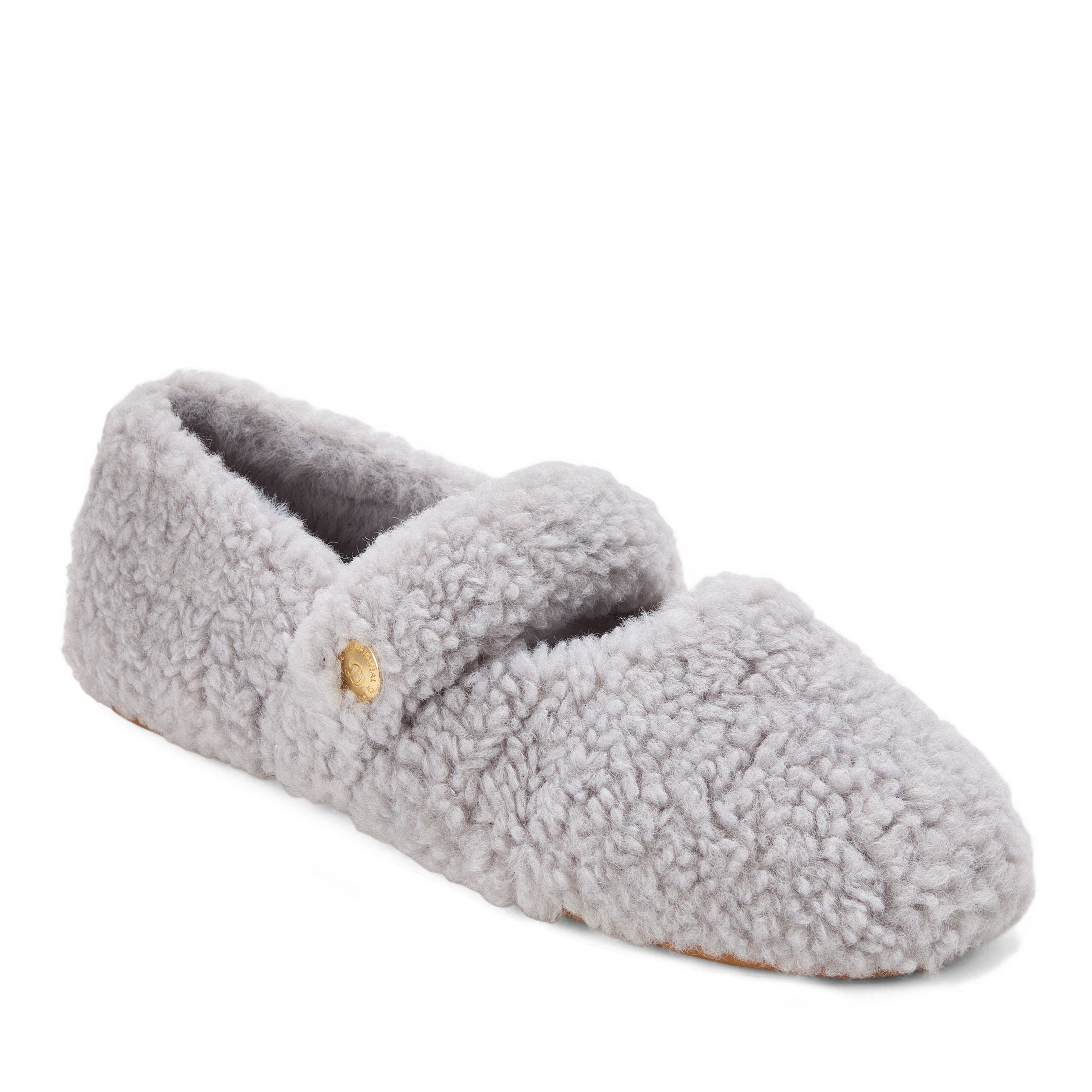 Maryanne Luxe Teddy Maryjane Slipper, Main, color, SLEET