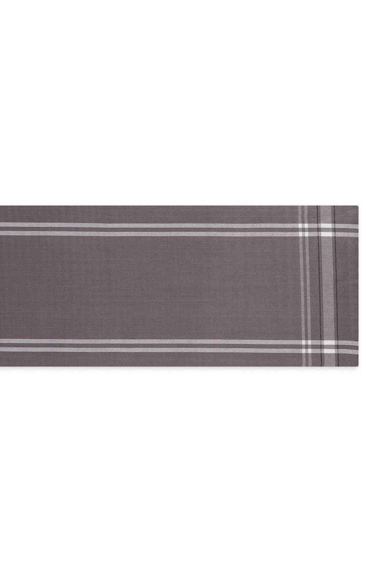 French Stripe Table Runner, Alternate, color, Grey