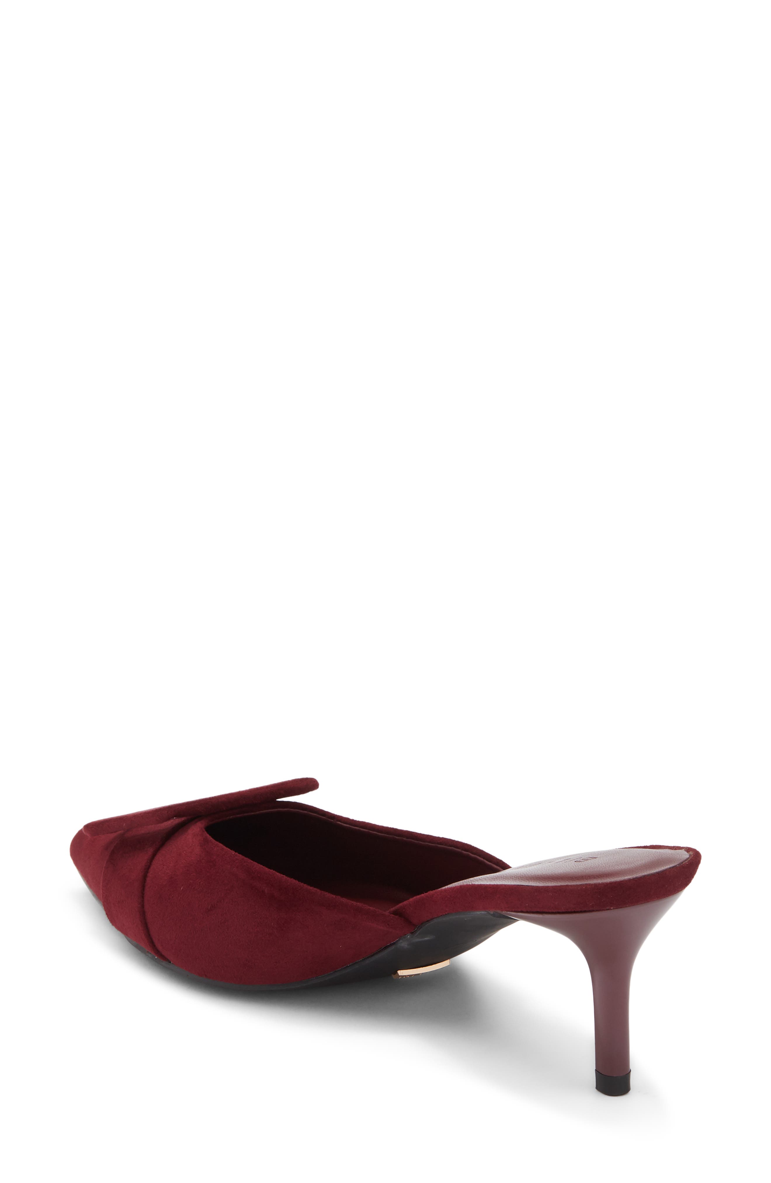 Billini Yorkie Kitten Heel Pump, Alternate, color, Dark Cherry Suede