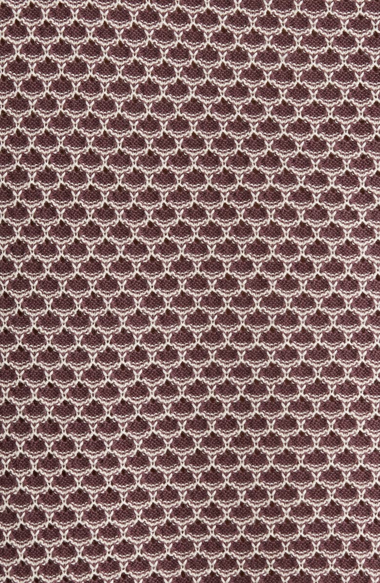 Madewell Johnny Collar Sweater Polo, Alternate, color, Rum Raisin