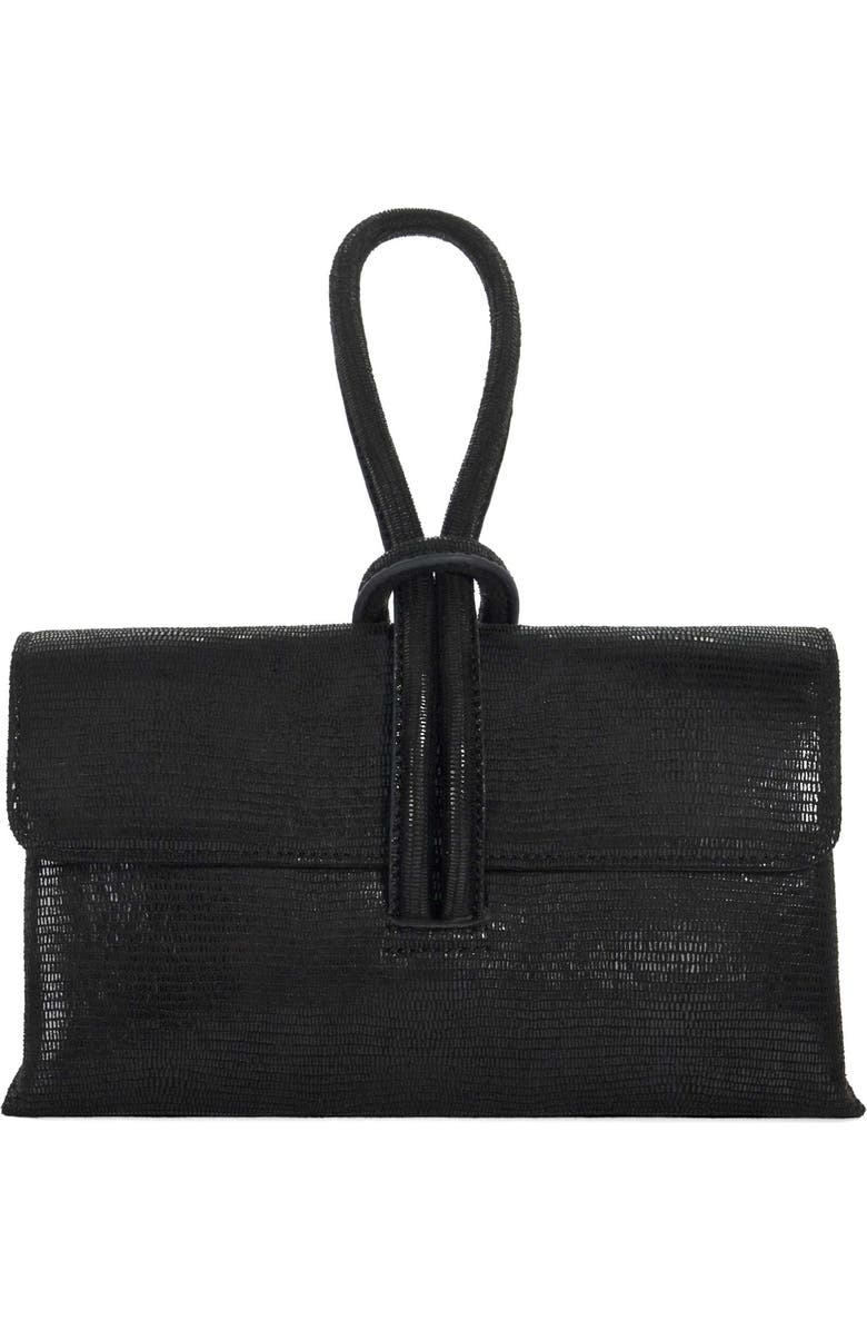 Dune London Brynie Faux Leather Wristlet, Main, color,