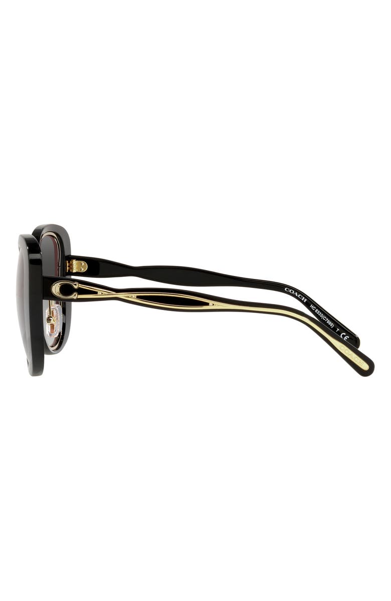 COACH 53mm Gradient Square Sunglasses, Alternate, color,