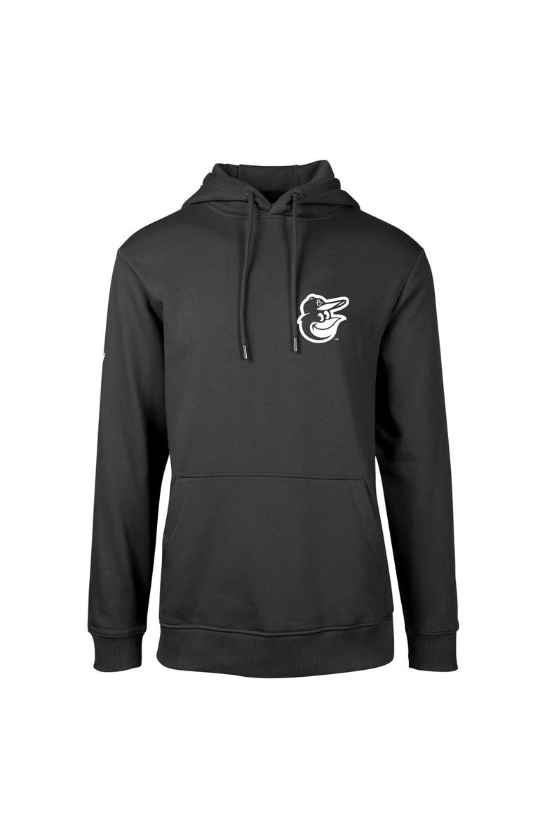 LEVELWEAR Men's Levelwear Black Baltimore Orioles Podium Vintage Pullover Hoodie, Alternate, color, Black