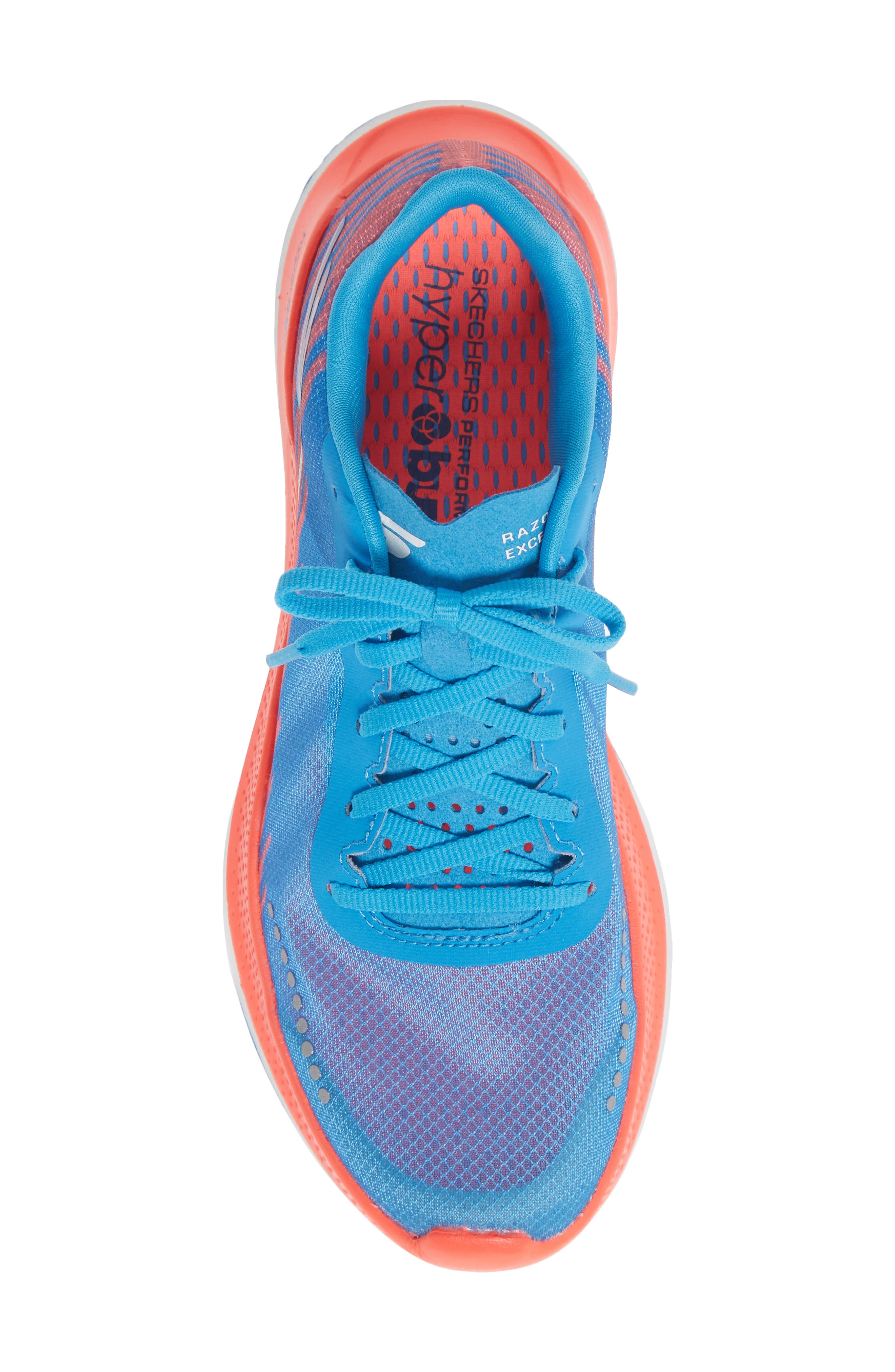 GOrun Razor Excess Running Shoe, Alternate, color, BLUE/ CORAL