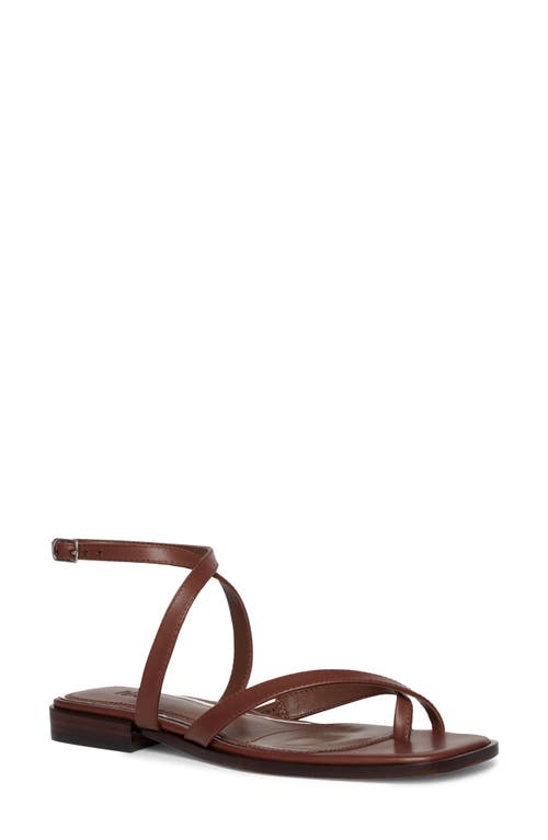 Paige Reese Ankle Strap Sandal In Brown