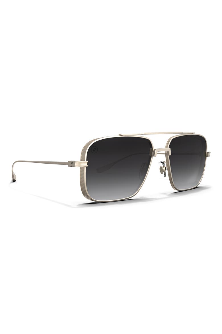Phoenix 56mm Polarized Aviator Sunglasses, Alternate, color, GOLDEN