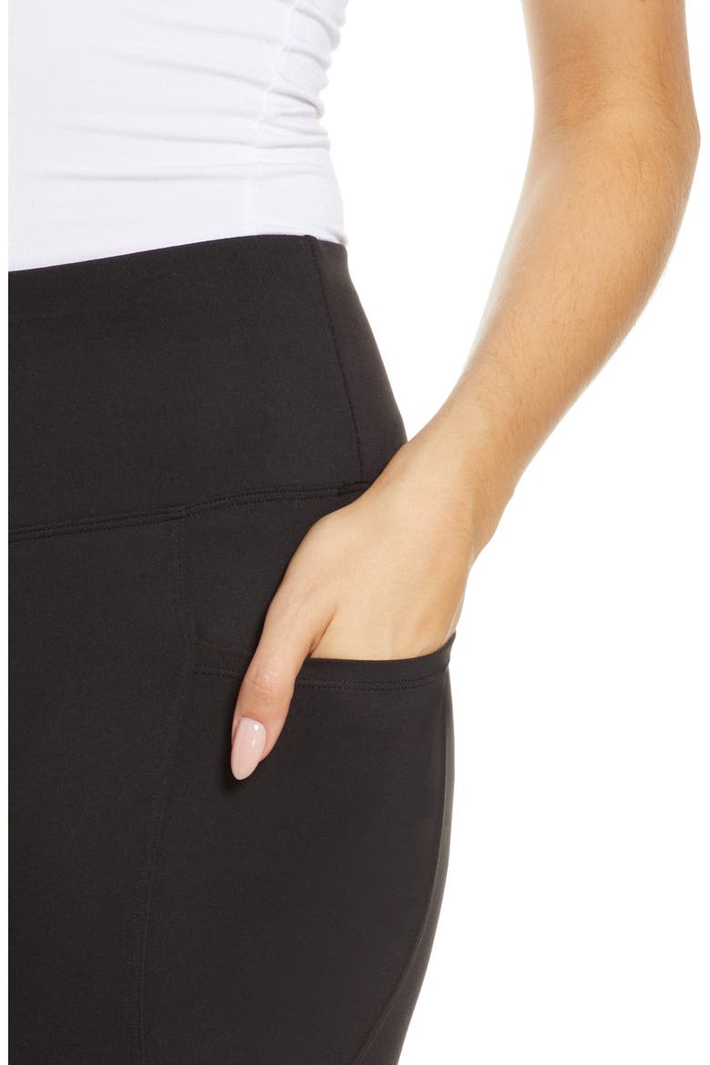 High Waist Pocket Leggings, Alternate, color, BLACK