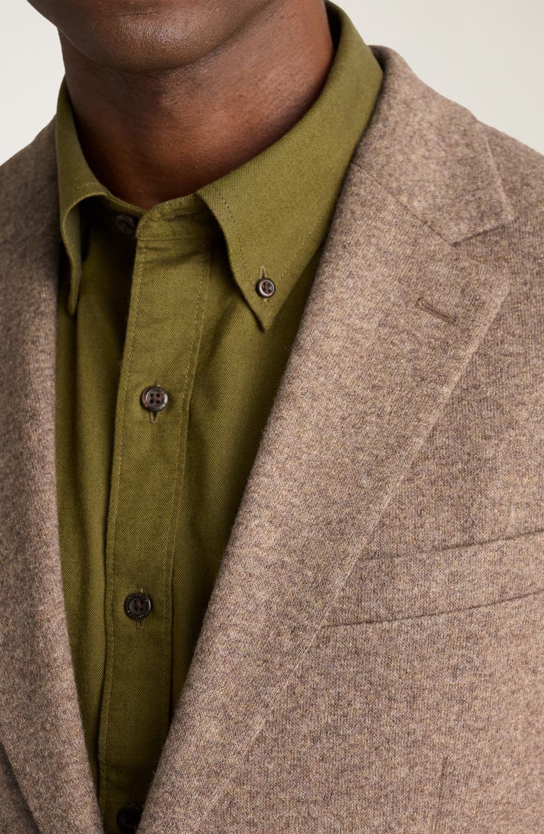 Bonobos Slim Fit Wool Blend Knit Blazer, Alternate, color, 300 Mushroom