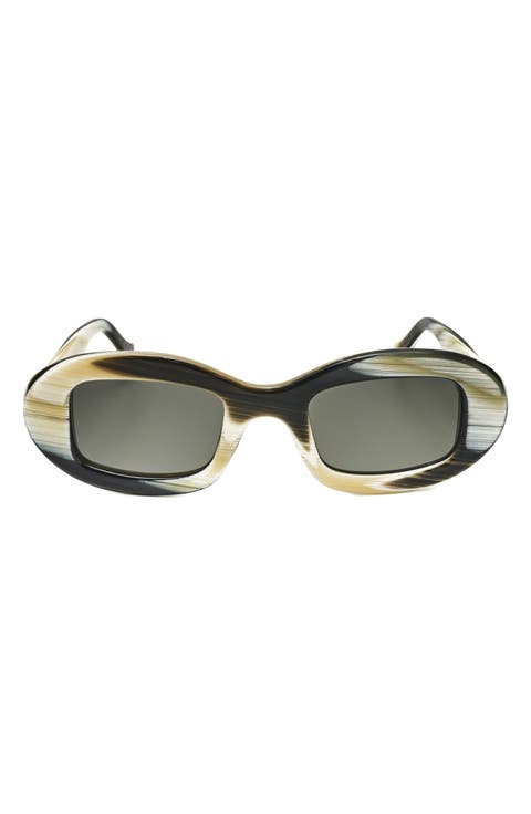 50mm Oval Sunglasses