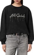 AllSaints Chains Pippa Embellished Sweatshirt