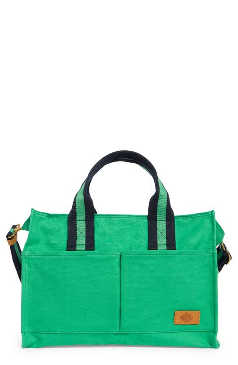Multi Compartment Canvas Tote Bag