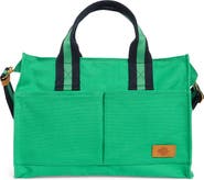 New Amsterdam Leatherworks Multi Compartment Canvas Tote Bag