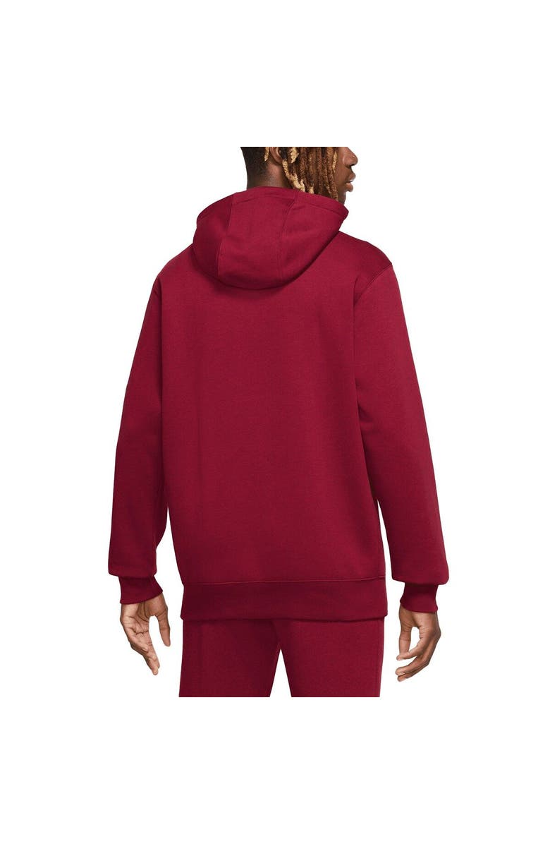 Nike Men's Nike  Red Liverpool Club Fleece Pullover Hoodie, Alternate, color, 