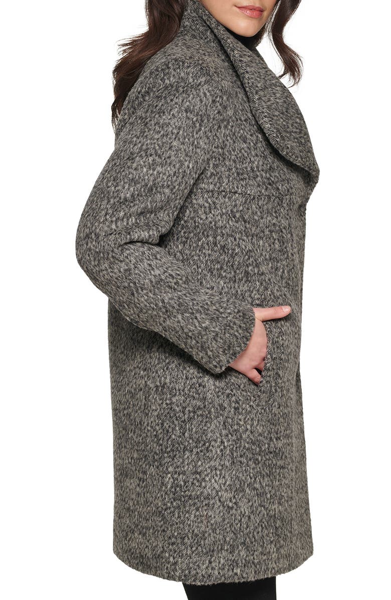 Kenneth Cole New York Asymmetrical Coat, Alternate, color, 