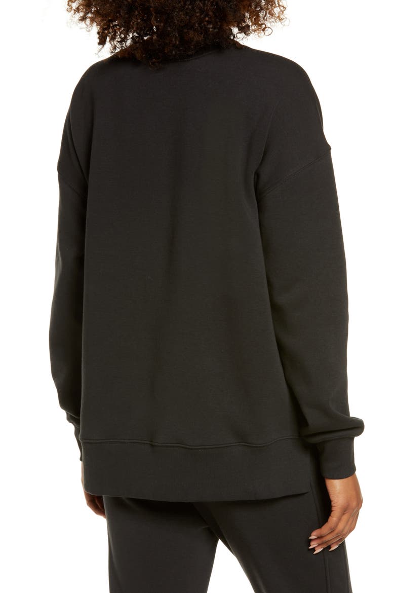 Amazing Crewneck Sweatshirt, Alternate, color, BLACK