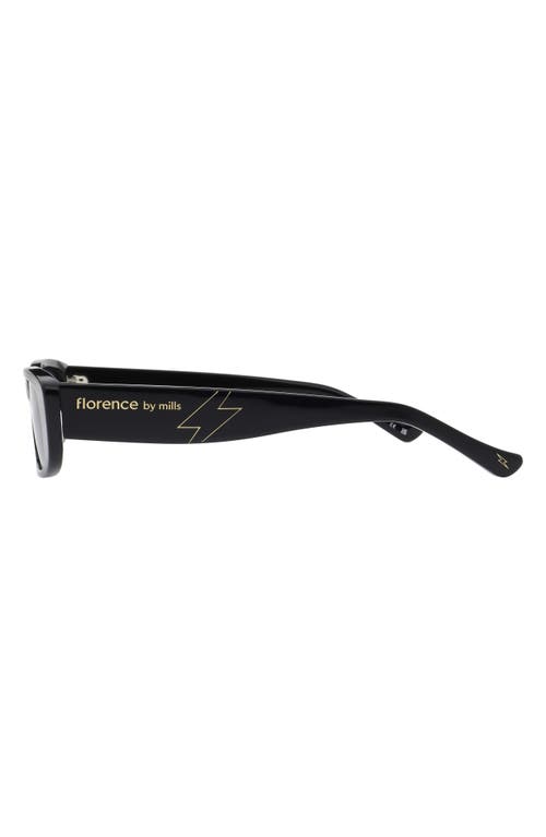 Florence By Mills 53mm Rectangular Sunglasses In Purple