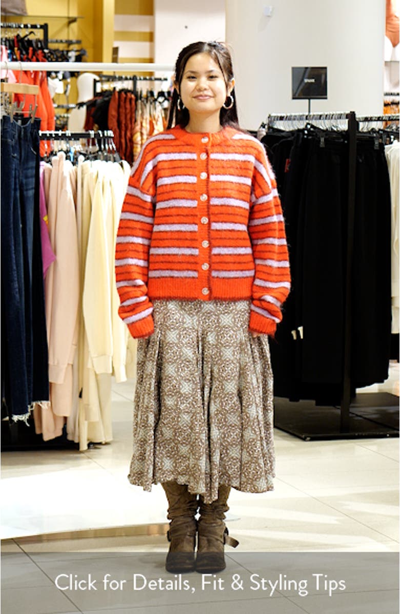 Stripe Boxy Cardigan, sales video thumbnail