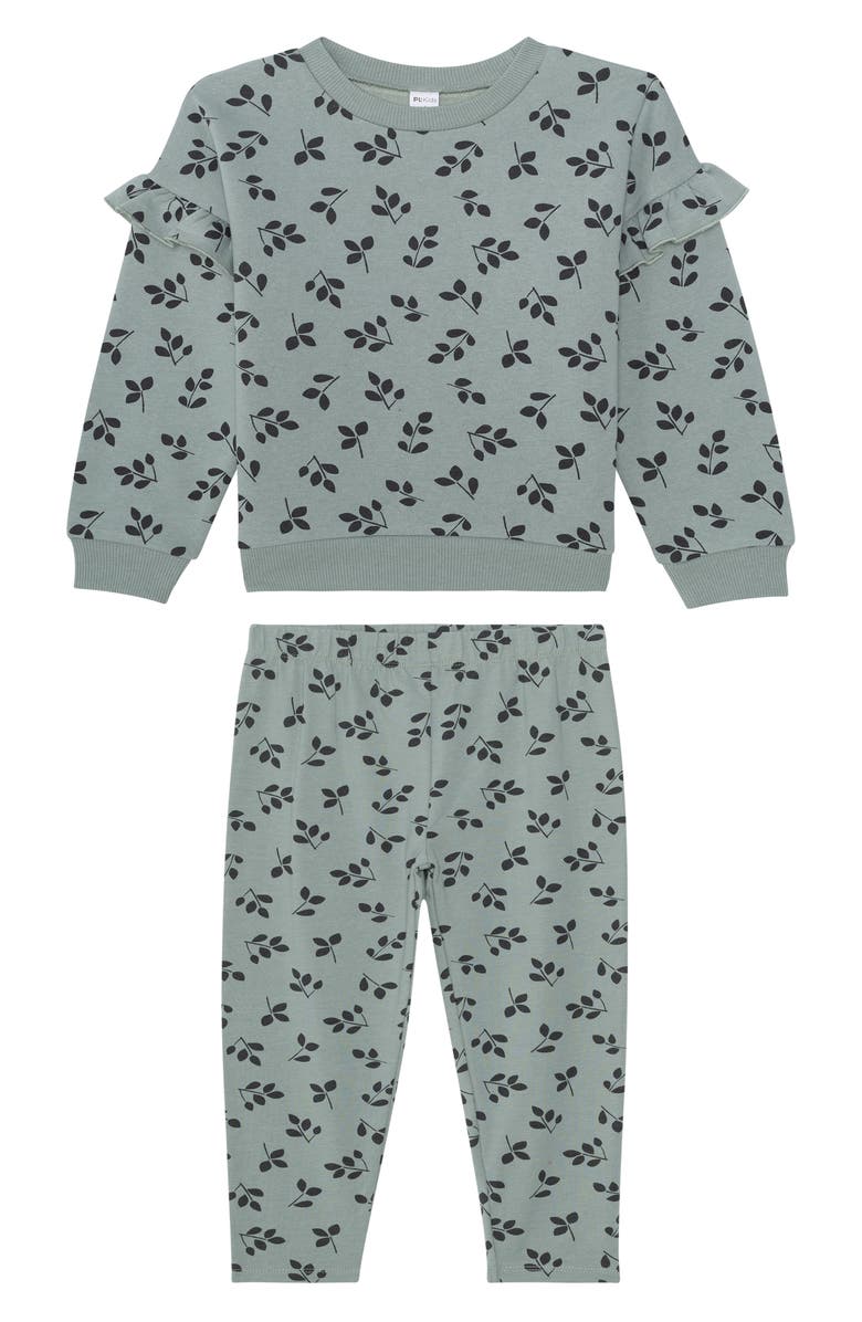 Petit Lem Kids' 2-Piece Ruffle Knit Set, Main, color, 