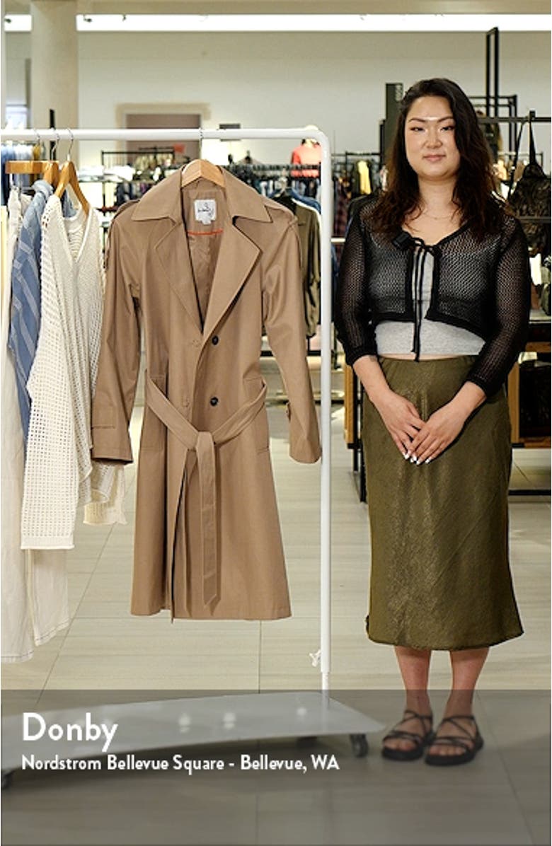 Double Breasted Mac Raincoat, sales video thumbnail