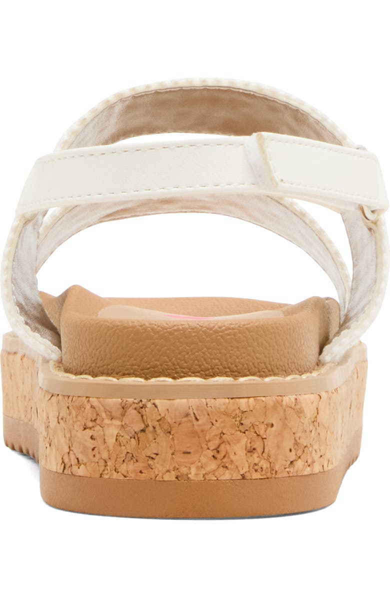 Steve Madden Kids' Rissa Platform Sandal, Alternate, color, White