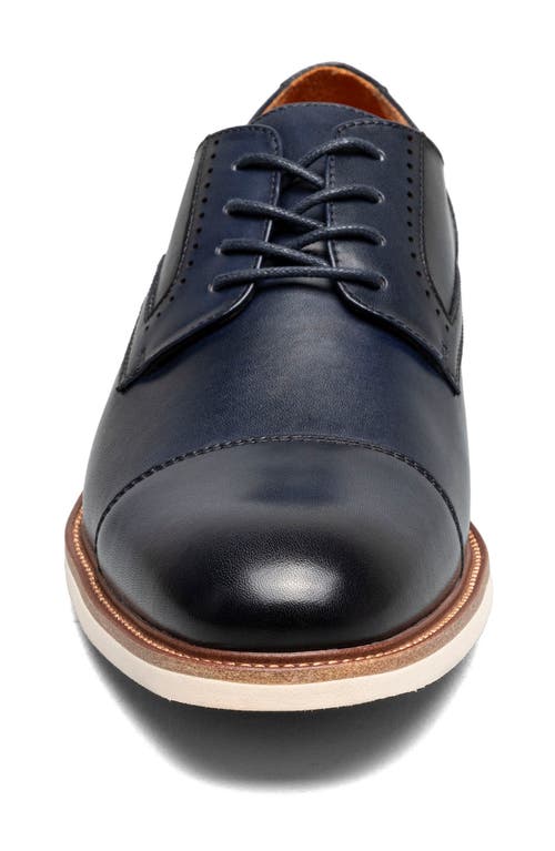 Stacy Adams Wesbridge Cap Toe Derby In Navy