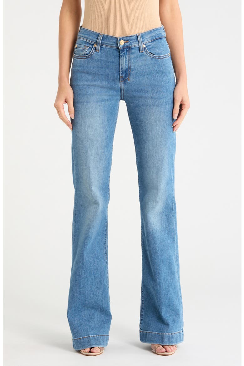 Dojo Mid Rise Flare Jeans, Main, color, ATHENS