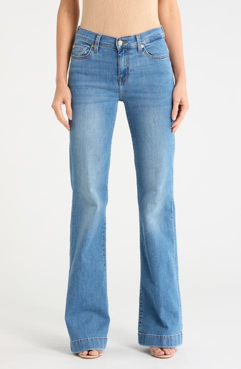 Dojo Mid Rise Flare Jeans (Athens)