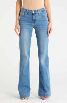 7 For All Mankind Dojo Mid Rise Flare Jeans