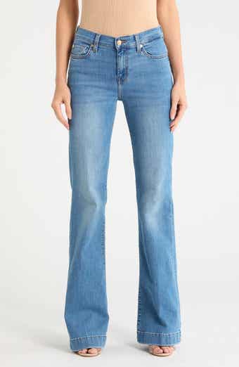 7 For All Mankind Dojo Mid Rise Flare Jeans