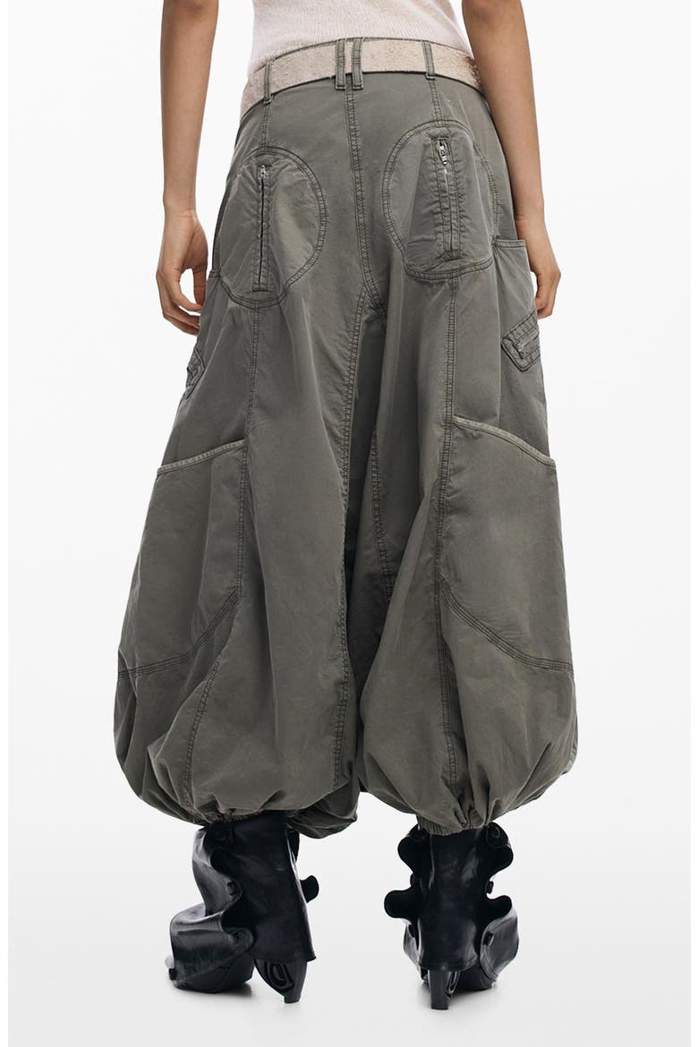 Barrel Leg Pants, Alternate, color, LIGHT GREEN