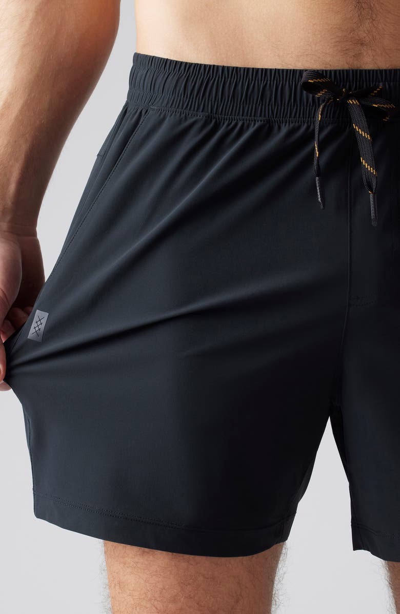 Rhone Pursuit 5-Inch Unlined Training Shorts, Alternate, color, Black