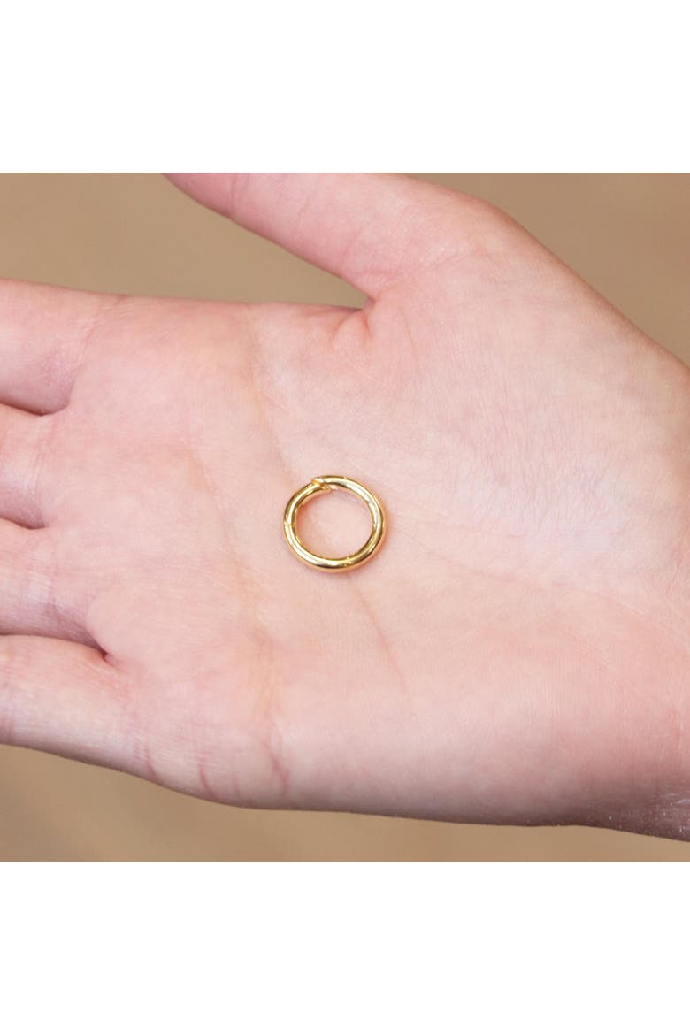 Classic Charm Holder, Alternate, color, Gold Plated Sterling Silver