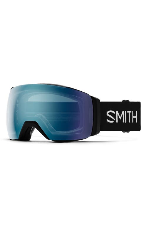 Smith I/o Mag Xl 230mm Snow Goggles In Black/everyday Blue Mirror