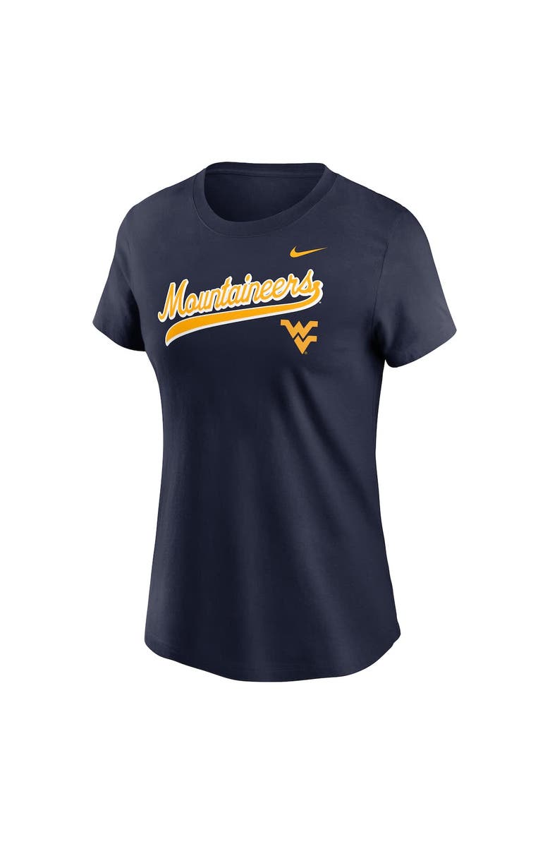 Nike Women's Nike Navy West Virginia Mountaineers Local Script T-Shirt, Alternate, color, Navy