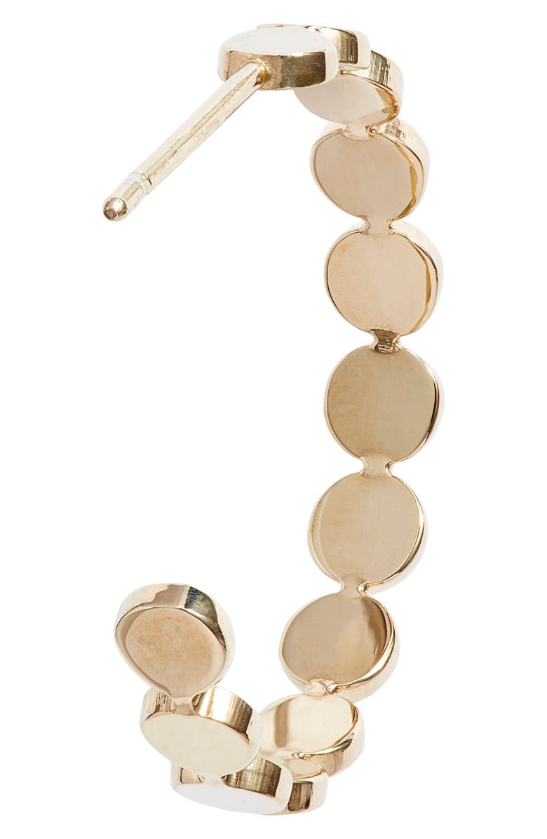 Jennifer Zeuner Small Margaux Hoop Earrings, Alternate, color, Yellow Vermeil