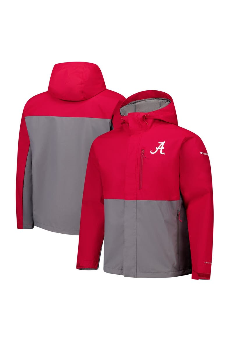 Men's Columbia  Crimson Alabama Crimson Tide Field Bound Omni-Tech™ Full-Zip Jacket, Main, color, Crimson