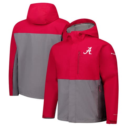 Men's Columbia  Crimson Alabama Crimson Tide Field Bound Omni-Tech™ Full-Zip Jacket