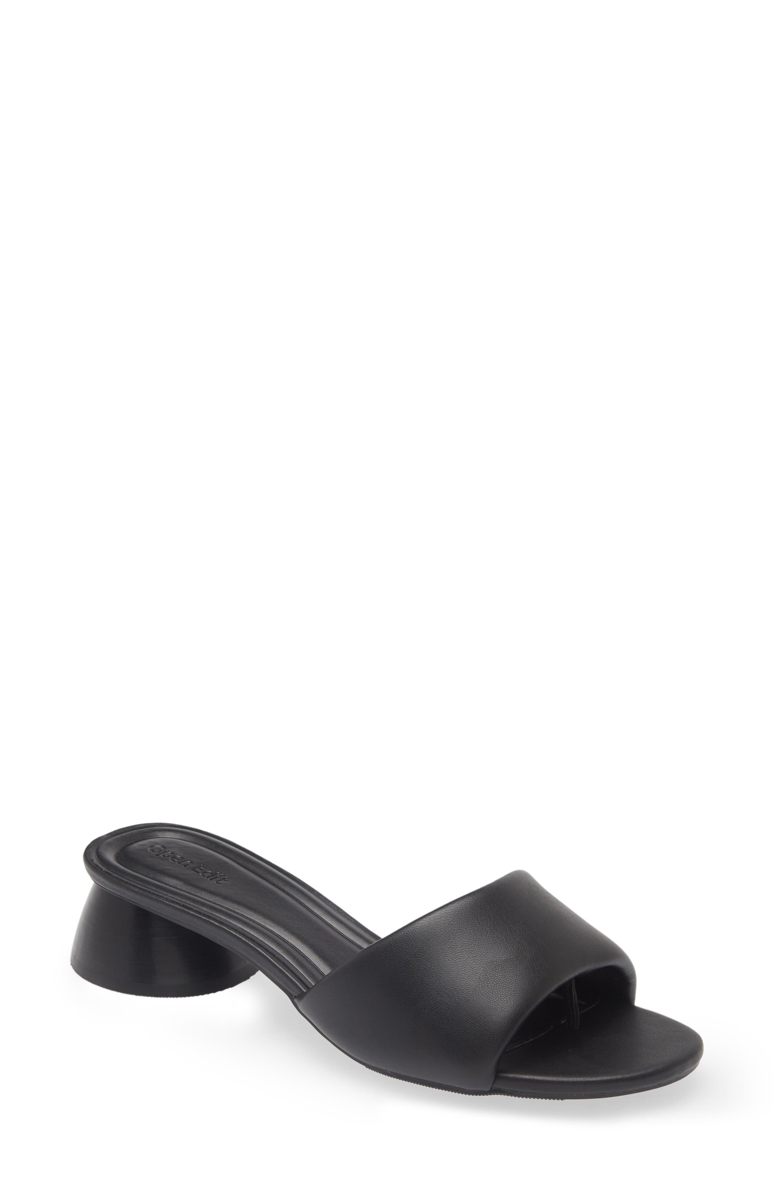 Kalani Slide Sandal, Main, color, BLACK
